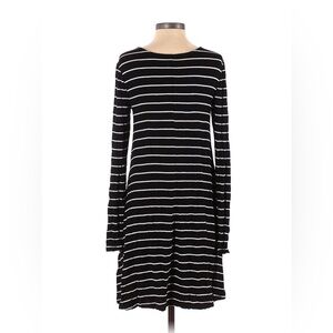 Old Navy Black & White Striped Mini Dress | Size S Petite